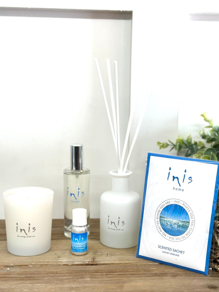 Inis Home Scented Candle - White - scent - Boutique, decor,