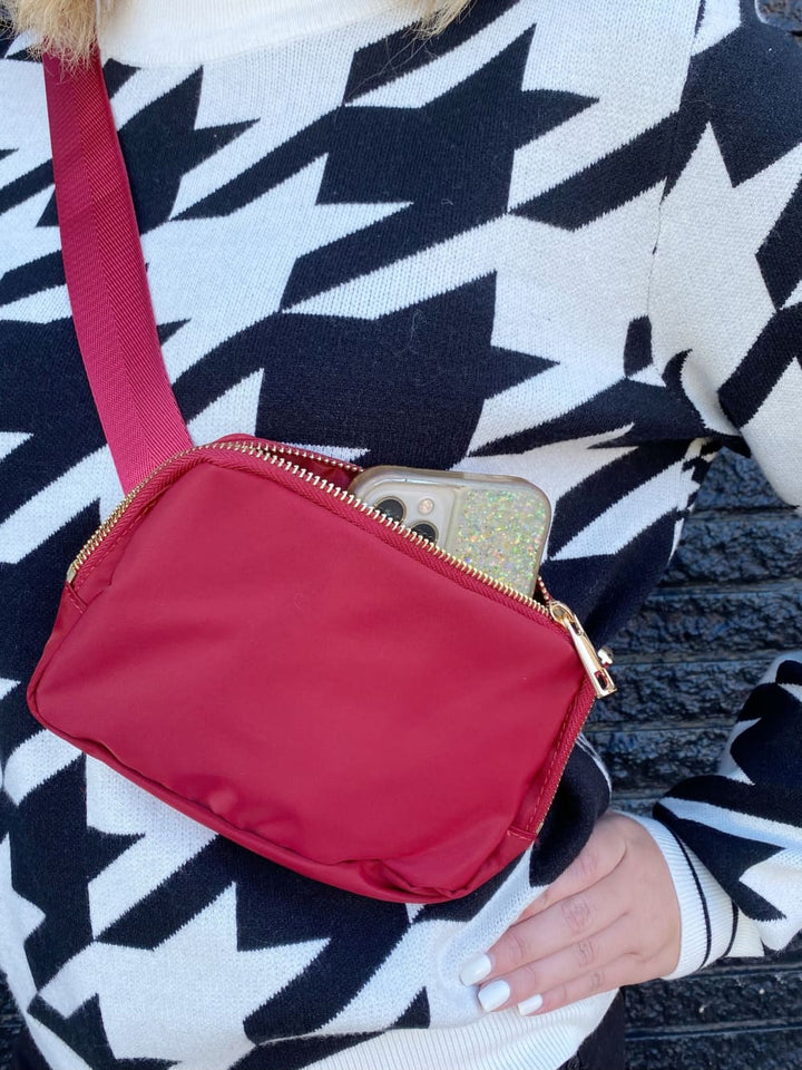 Lulu Inspired Belt Bag - Red - Bags & Purses - TCEC: