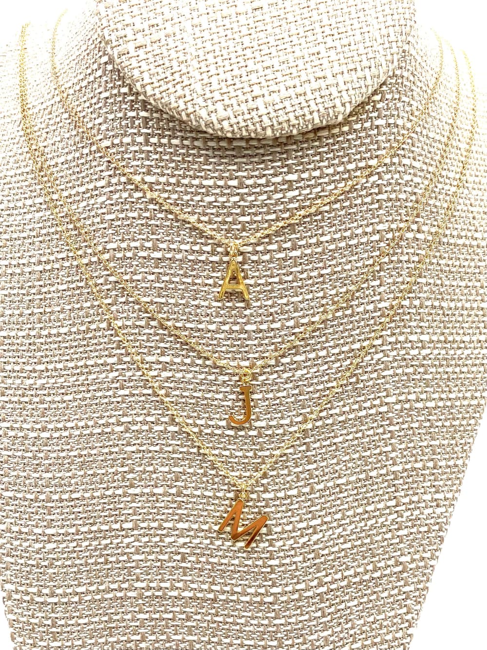 Modern Minimalist Initial Necklace - Necklaces - LUXE: