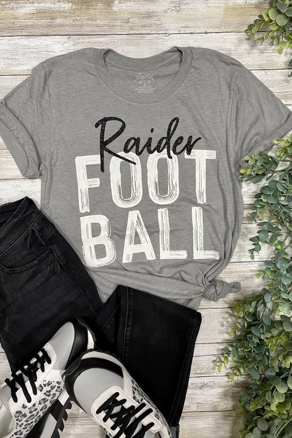 Raider Chalk Football Tee - graphic tee - Texas True 