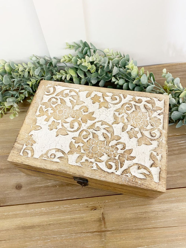 Sheffield Storage Box - White - Decor - Wilco Home: 