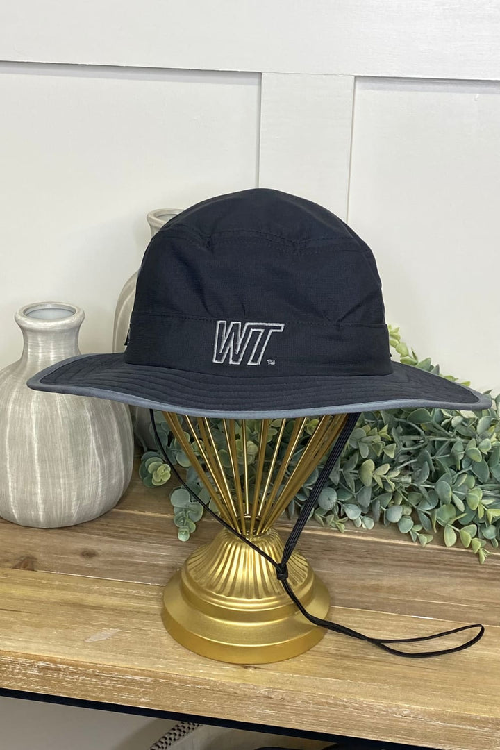 Slant WT Bucket Hat - Black - hat - Fan Gear: cap, 