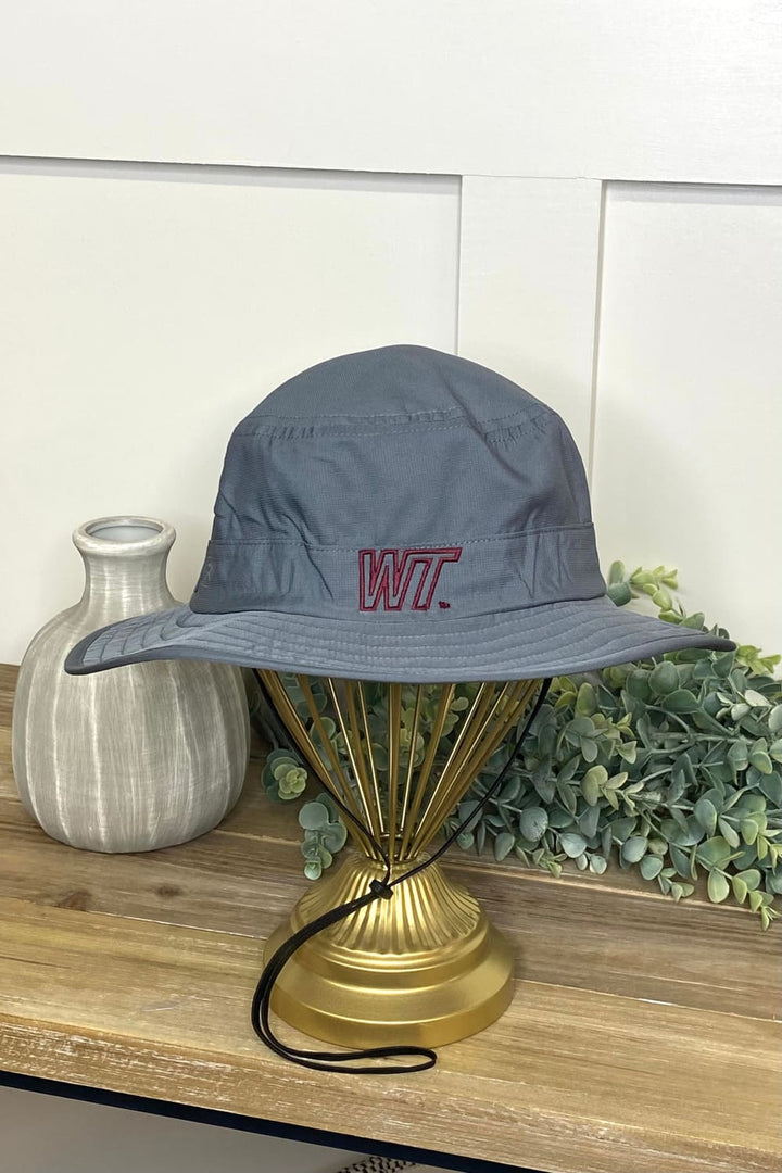 Slant WT Bucket Hat - Charcoal - hat - Fan Gear: cap, 