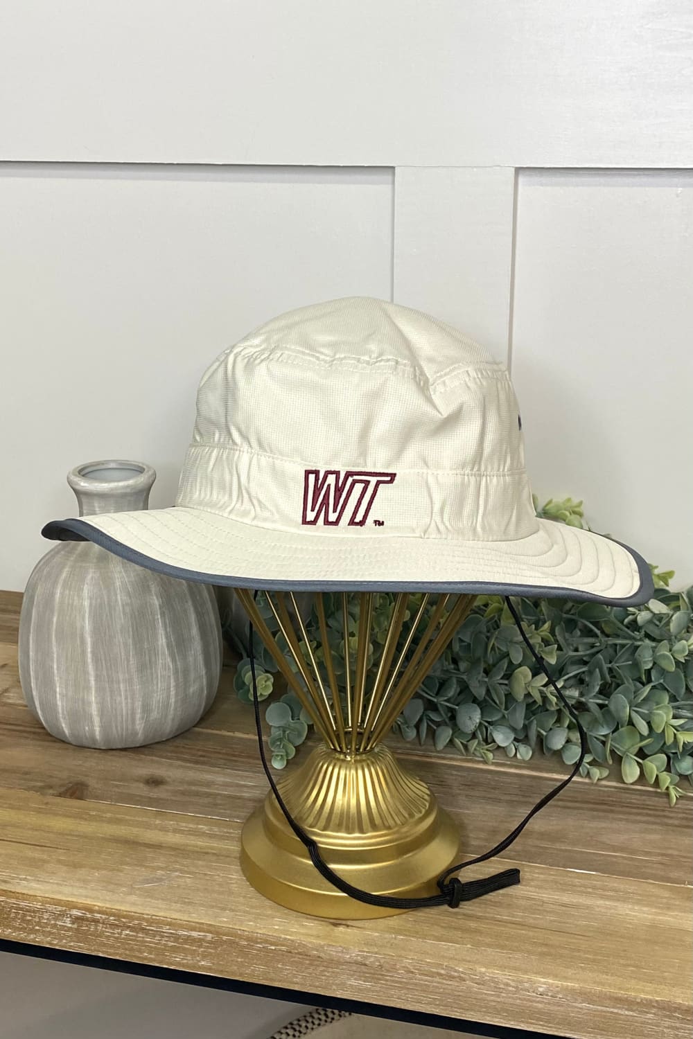 Slant WT Bucket Hat - Cream - hat - Fan Gear: cap, 
