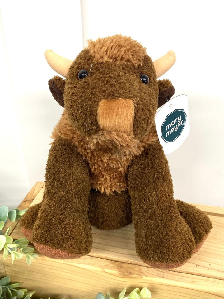 Sweet Beauregard Buffalo - Brown - stuffed animal - Mary 