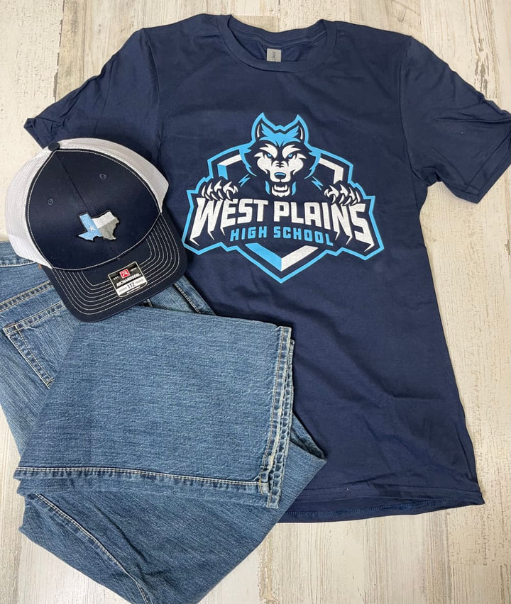 West Plains Mascot Tee - graphic tee - Blessed Buffalo 