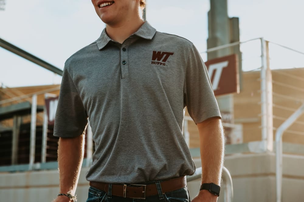 WT Buffs Shadow Grey Polo - polo - Fan Gear: color-grey, 