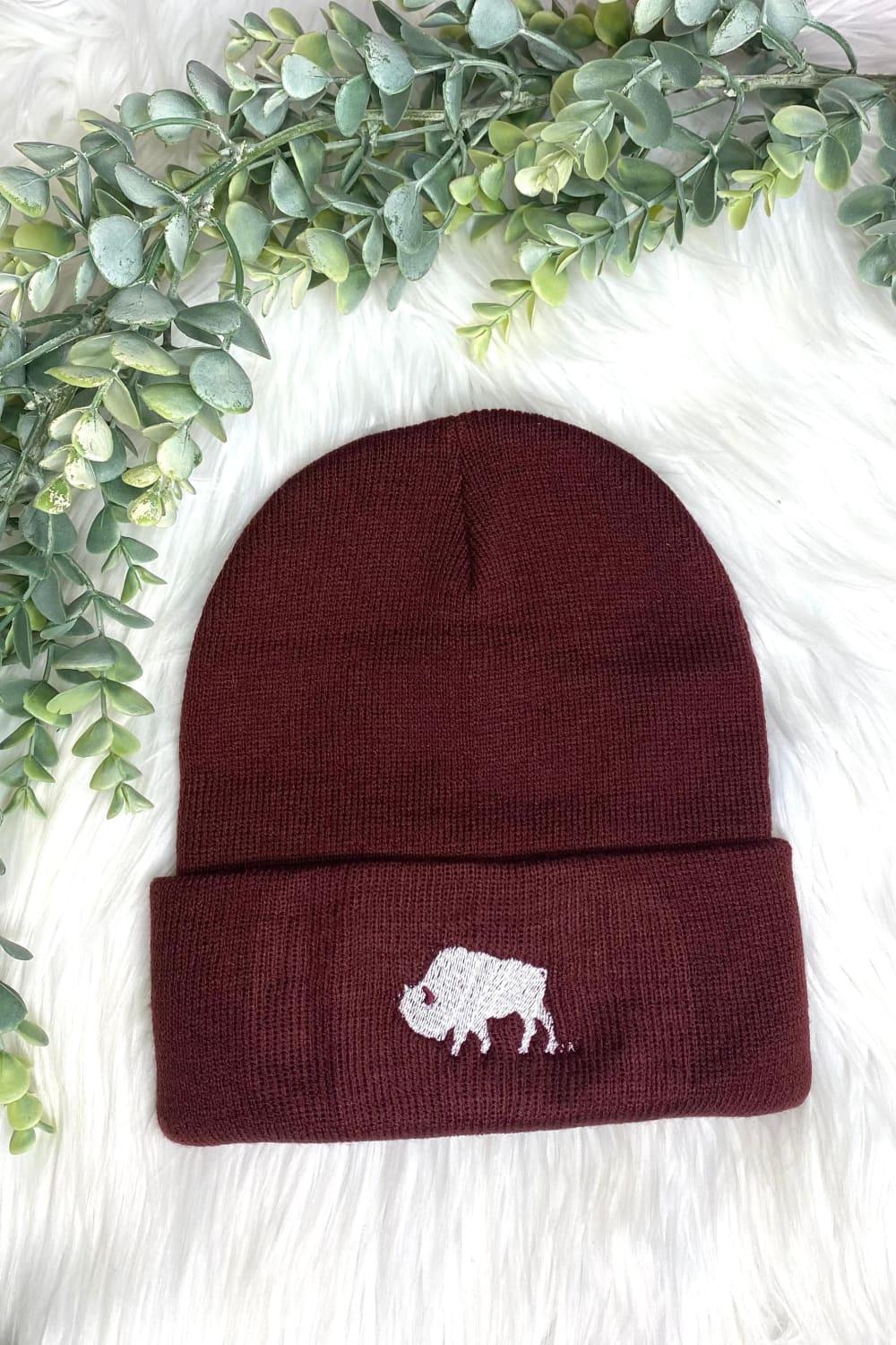 WTAMU Buffalo Maroon Cuffed Beanie - WT Fan Gear: cap,