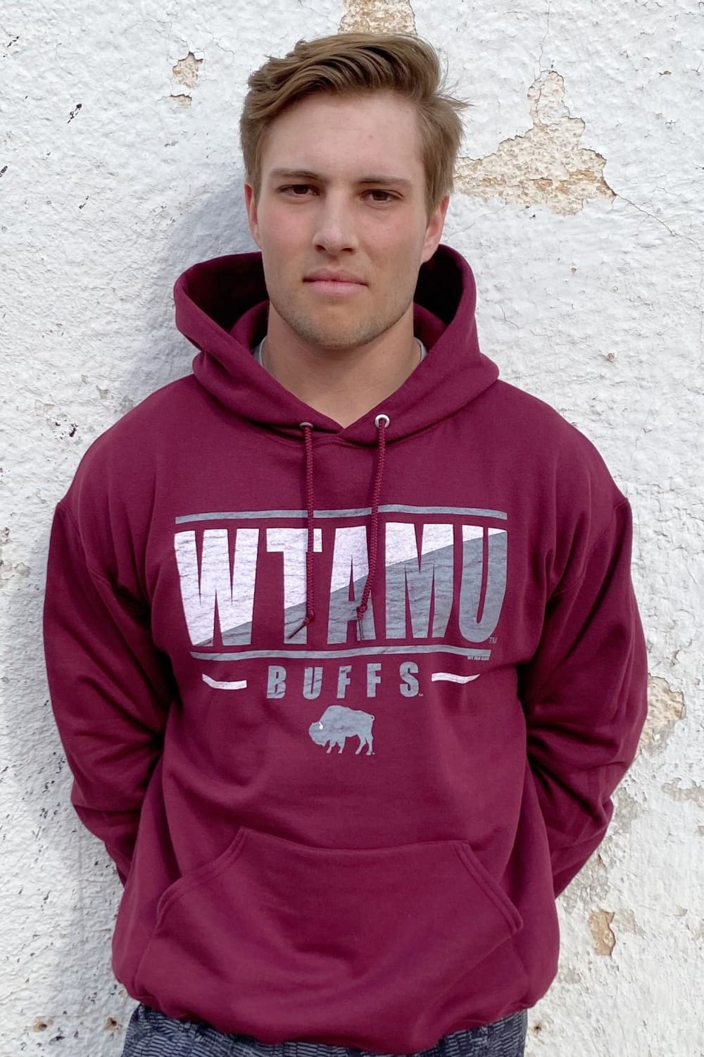 WTAMU Buffs Slash Stack Hoodie - hoodie - WT Fan Gear: 