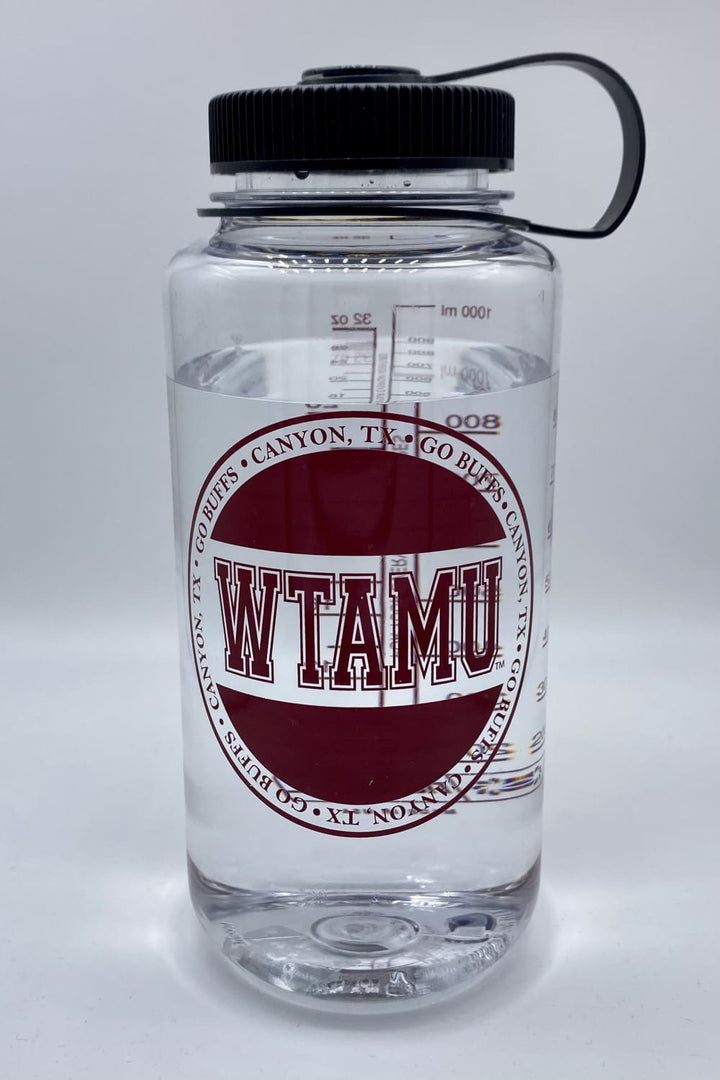 WTAMU Water Bottle - Clear - beverage - WT Fan Gear: 